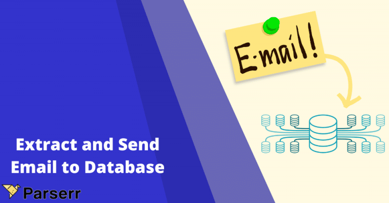 Extract and Send Email to Database