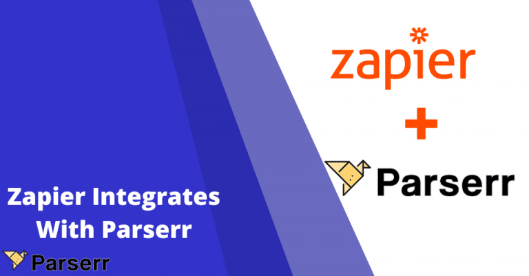 Zapier Integrates With Parserr