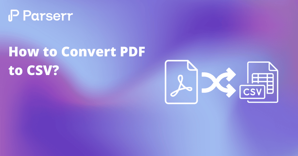 convert pdf to csv